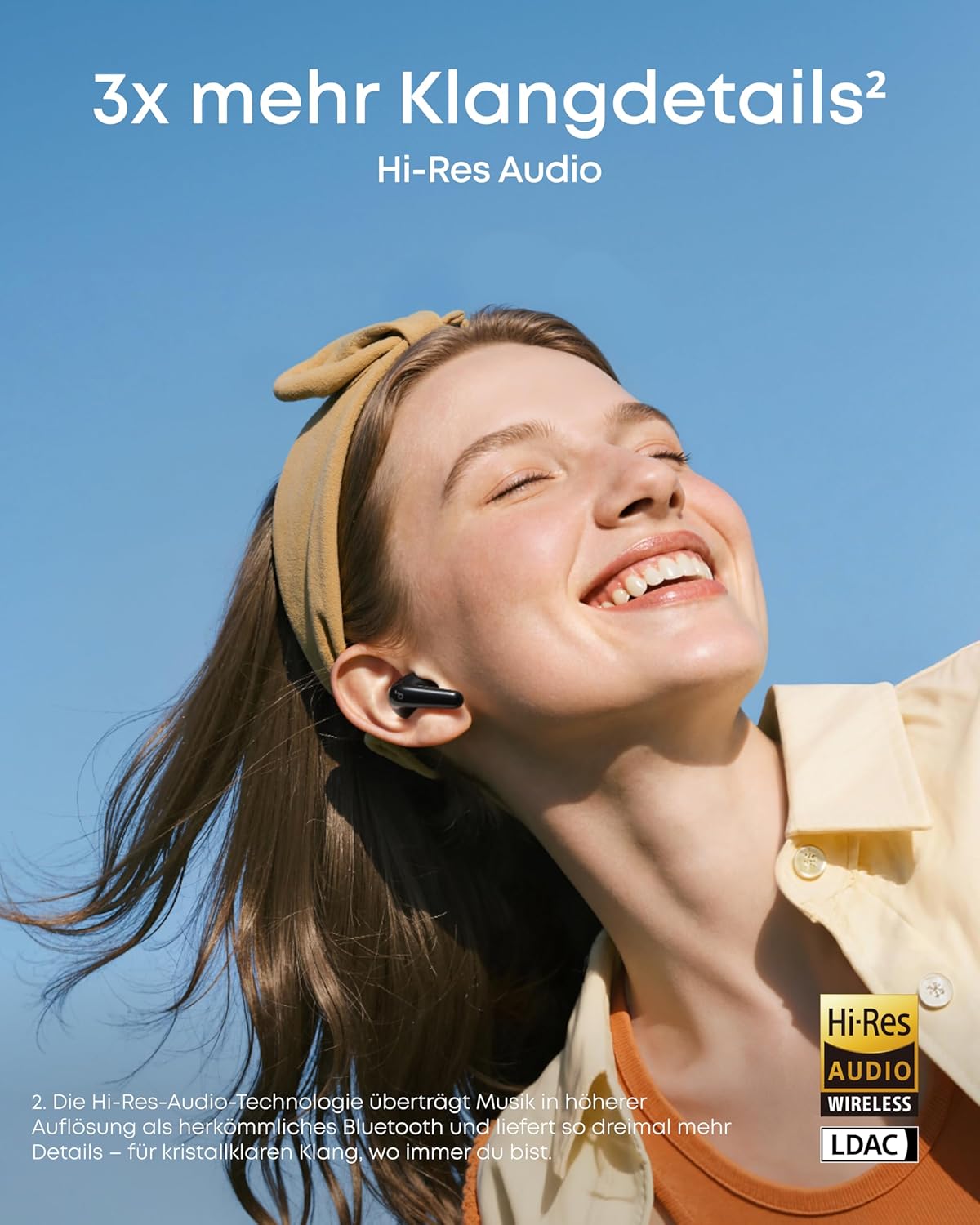 P31i Noise Cancelling Bluetooth-Kopfhörer, Schwarz