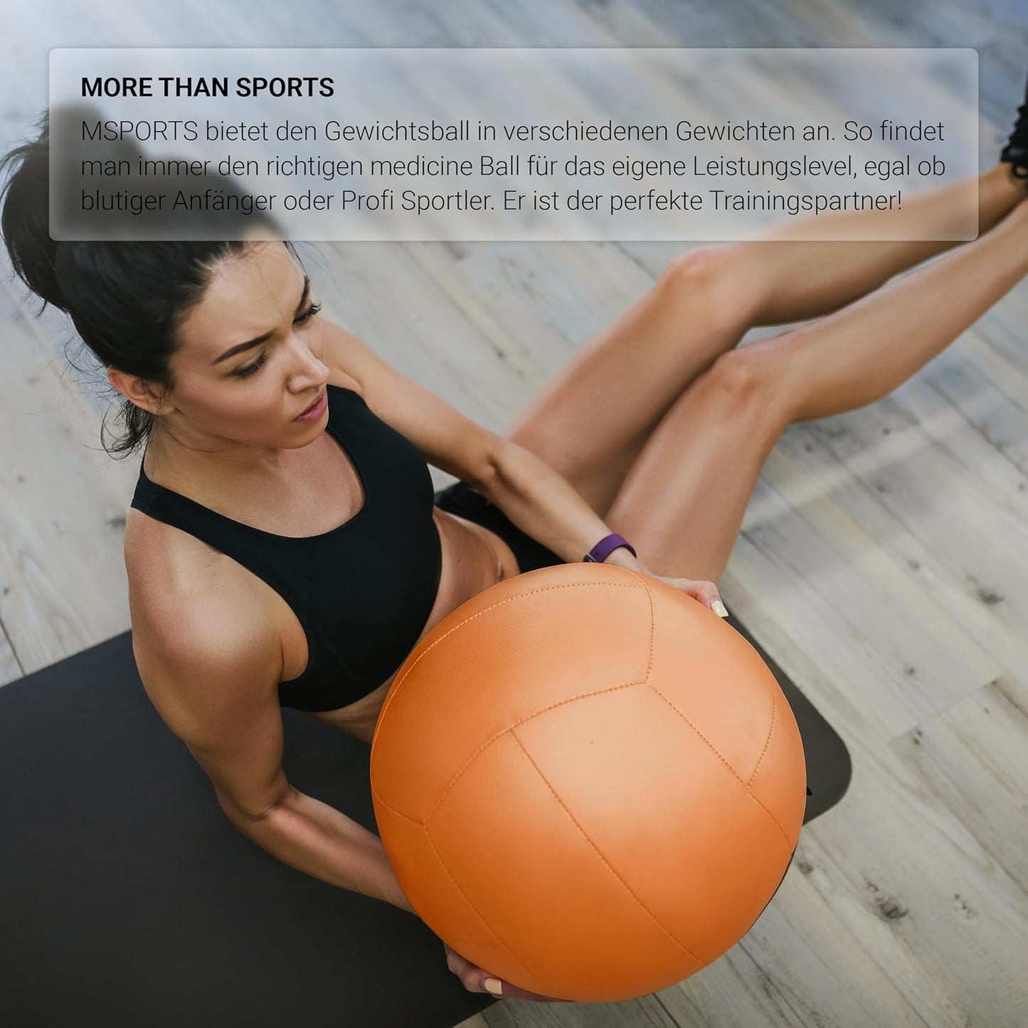 Premium Wall-Ball Gewichtsball 6 kg, 6 kg - Orange