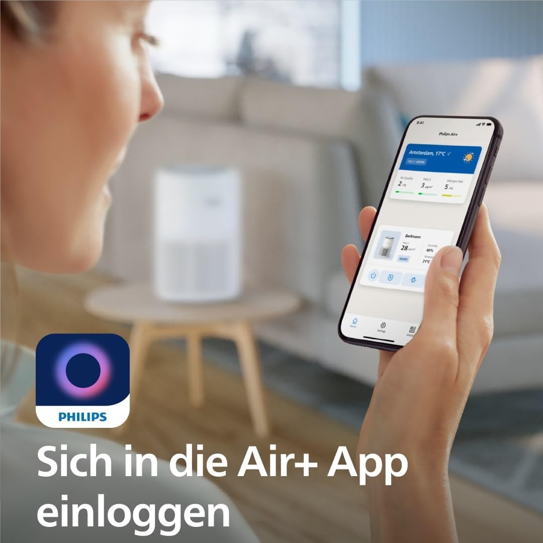 Luftreiniger 900 Serie mit HEPA und Aktivkohlefilter, Weiss