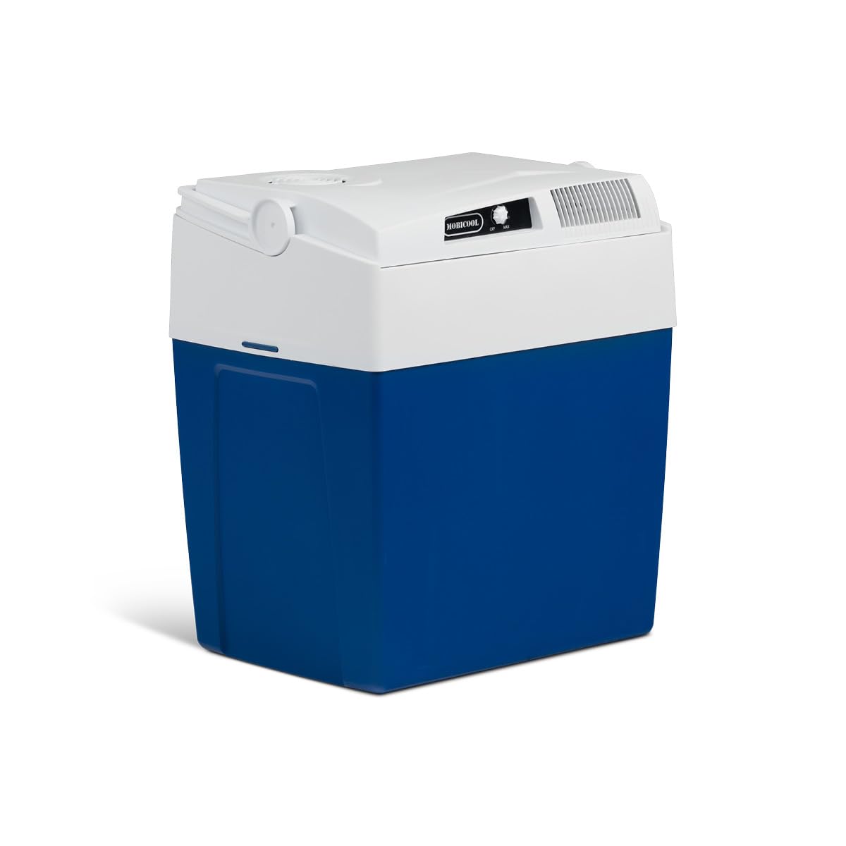 ME27 Auto-Kühlbox mit Doppellüfter-System, 26 L Blau