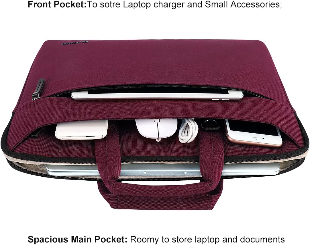 Wasserdichte Laptop-Aktentasche für 15,6 Zoll Notebook, 15 - 15,6 Zoll Rosa