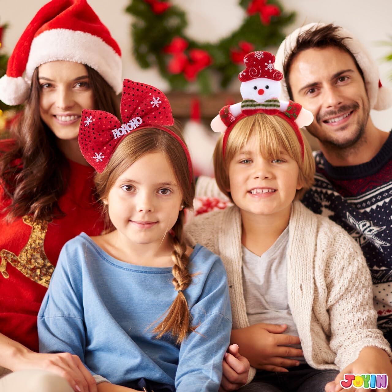 12er-Set Weihnachts-Stirnbänder, SPEZIAL