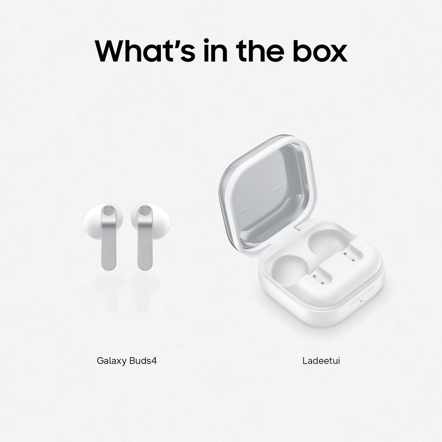 Galaxy Buds4, Buds4 White