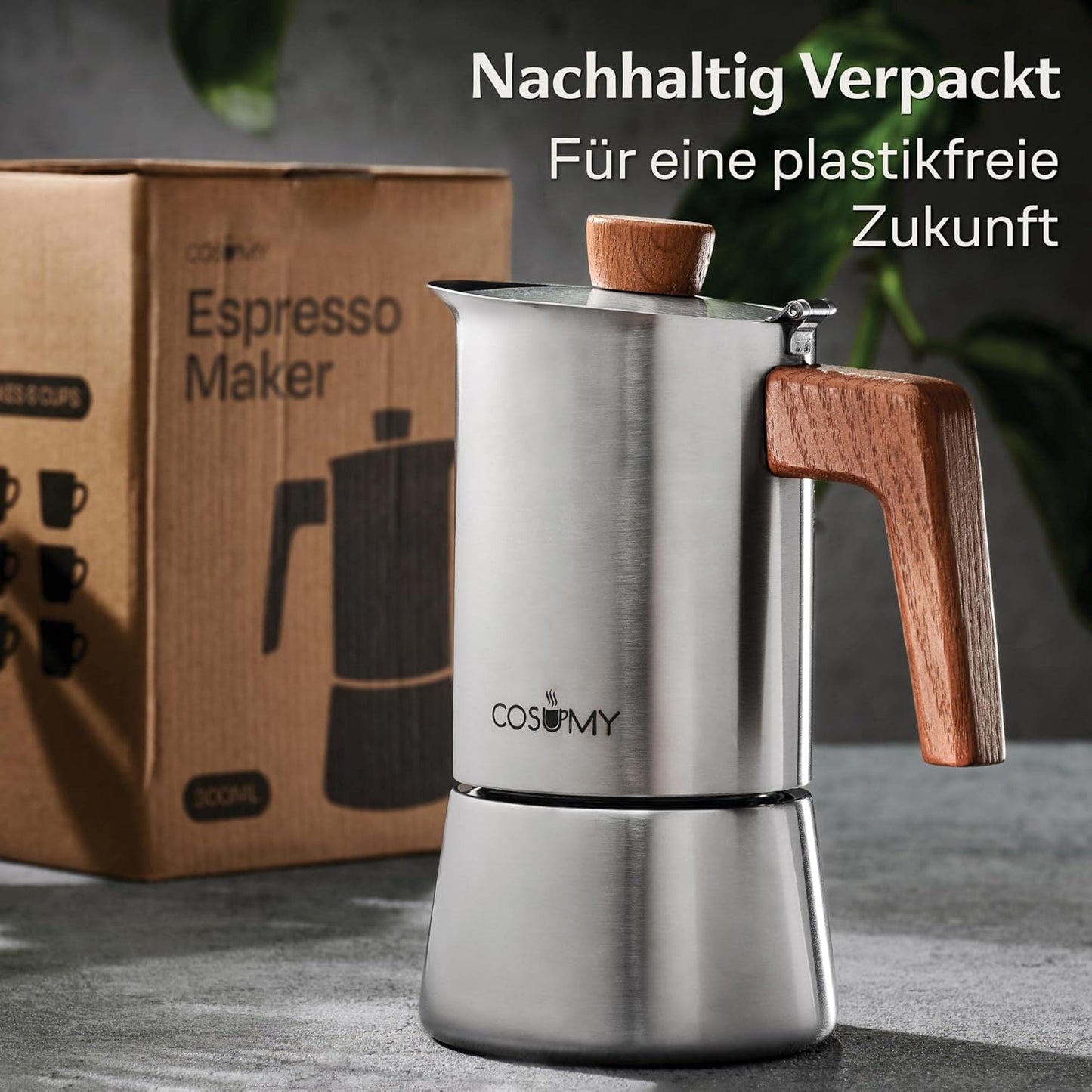 Mokka Espressokocher, 6 Tassen (300ml)
