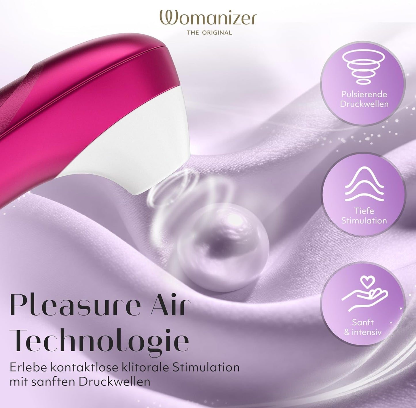 Pro Klitorisstimulator mit 11 Intensitätsstufen, Rosa