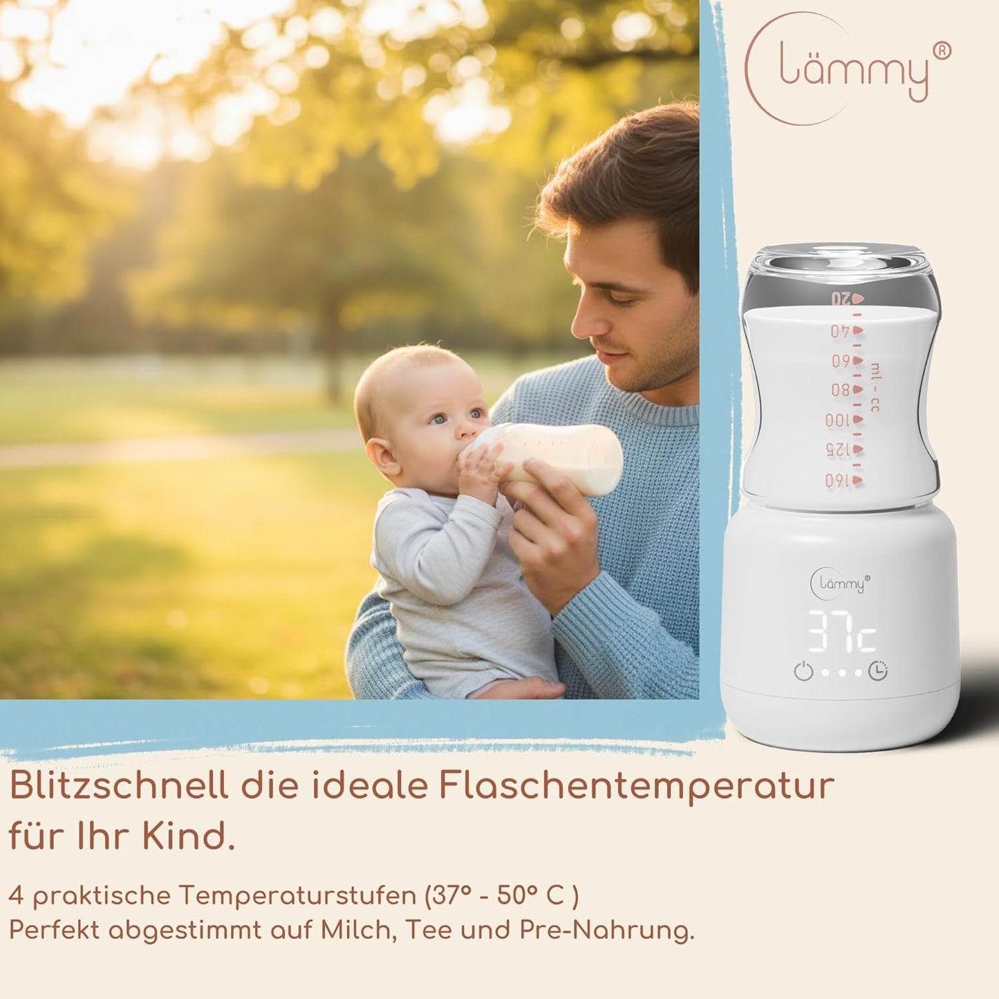 Tragbarer Flaschenwärmer