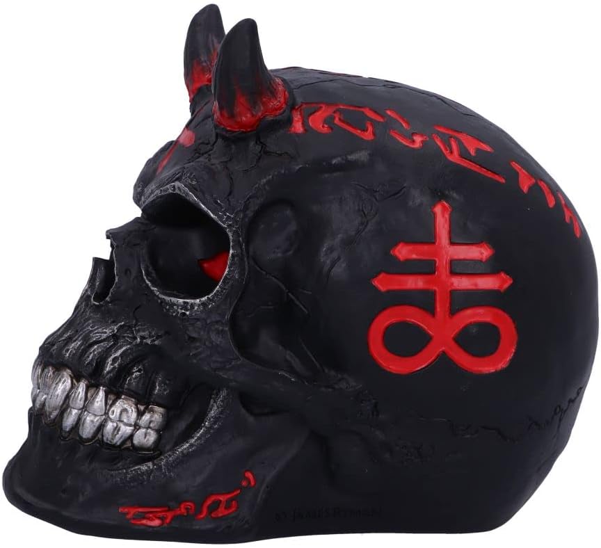 Infernal Skull Totenkopf, Schwarz/Rot Standard