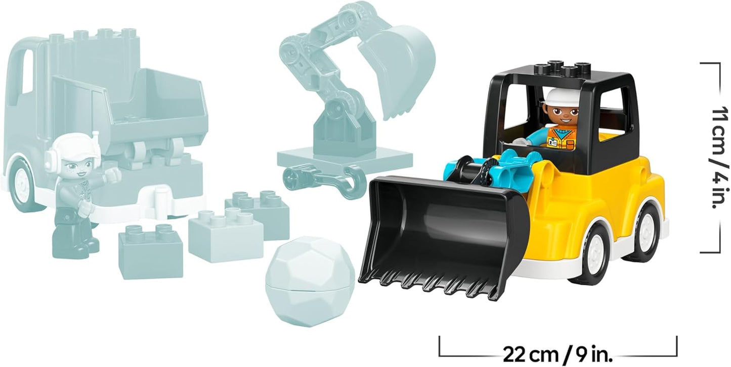 3-in-1 Baufahrzeuge-Set