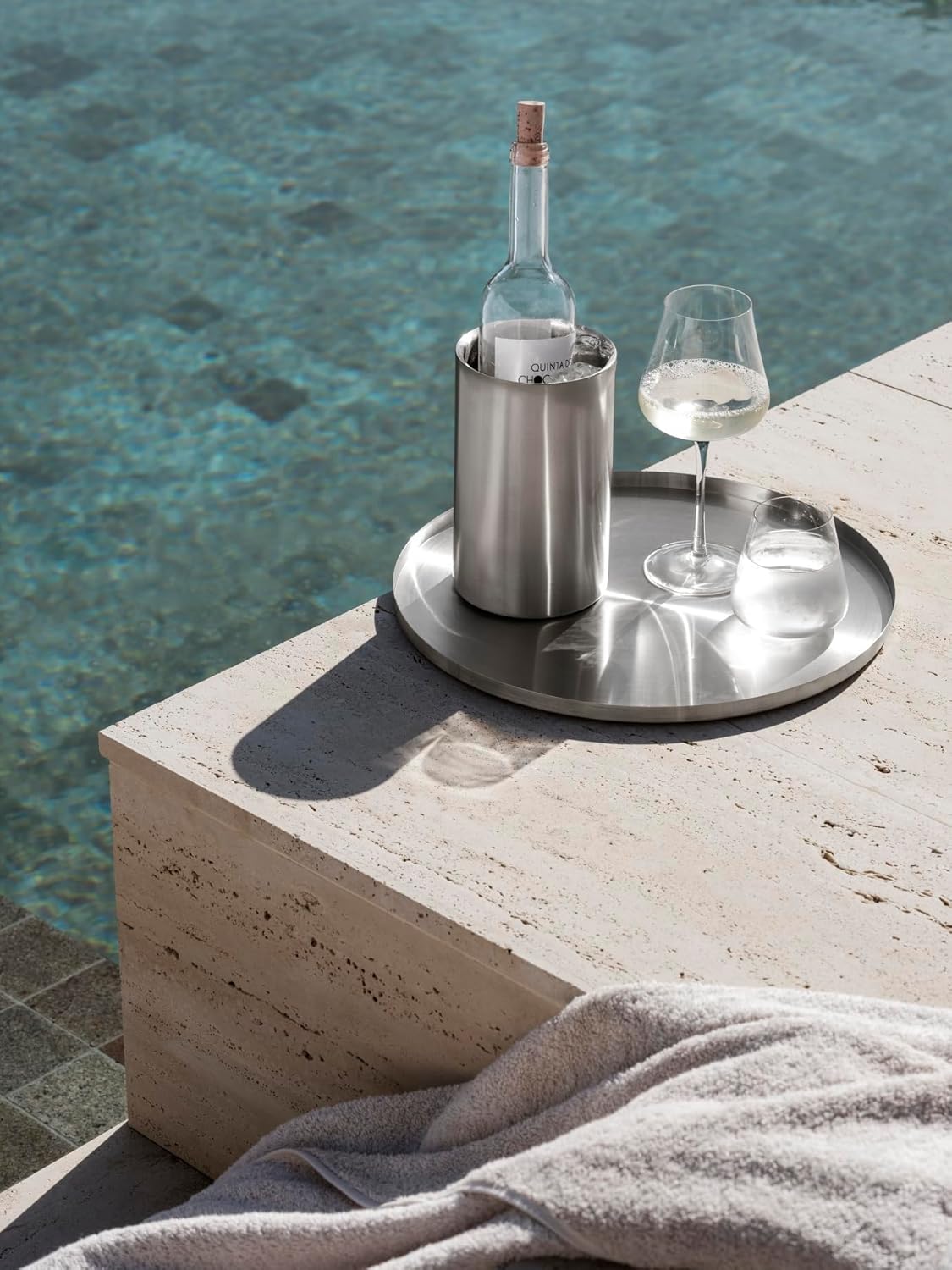 Rundes Tablett Peasy, Stainless Steel 30 cm