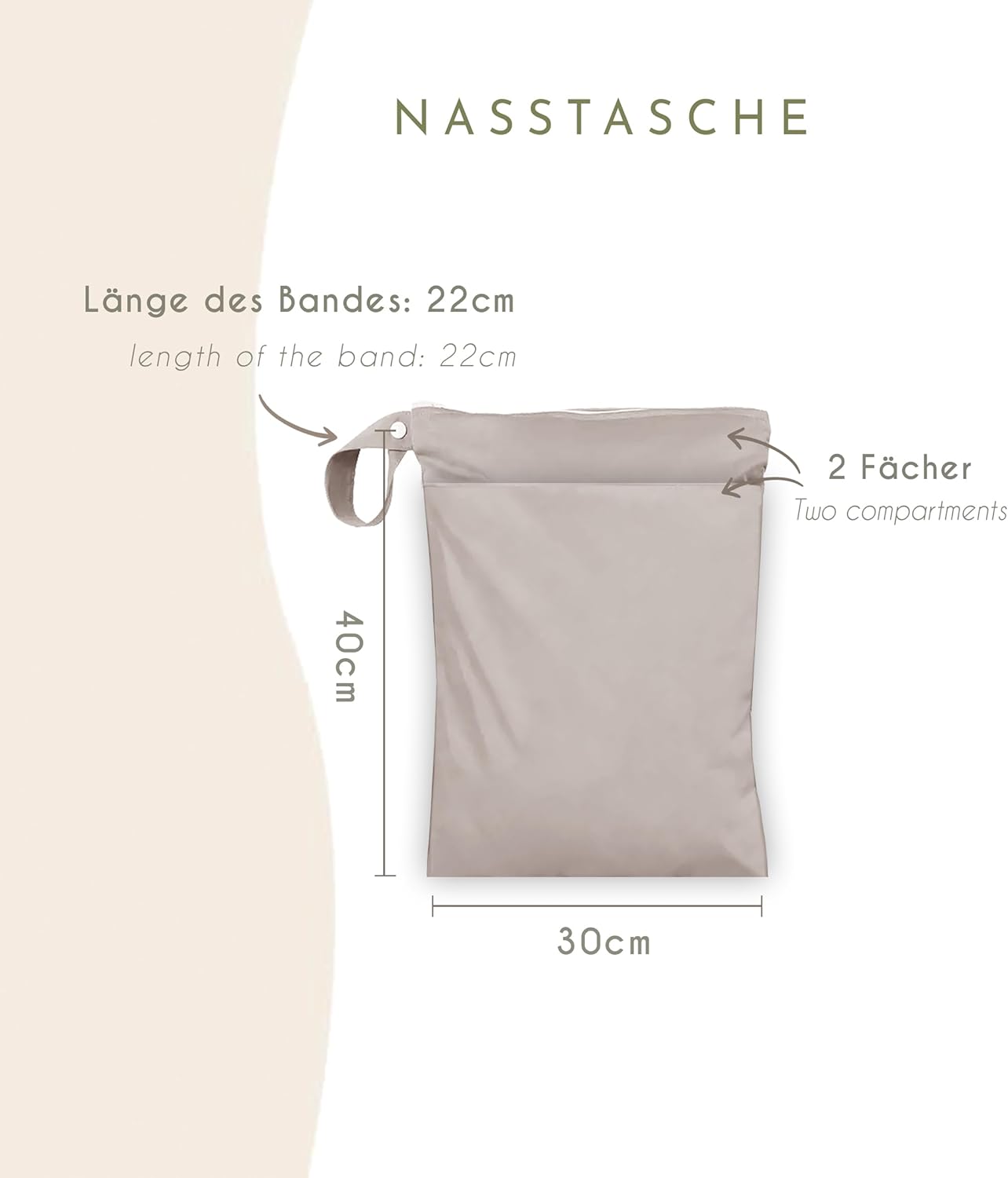 Nasstasche, Jungle Brown & Jungle Blue