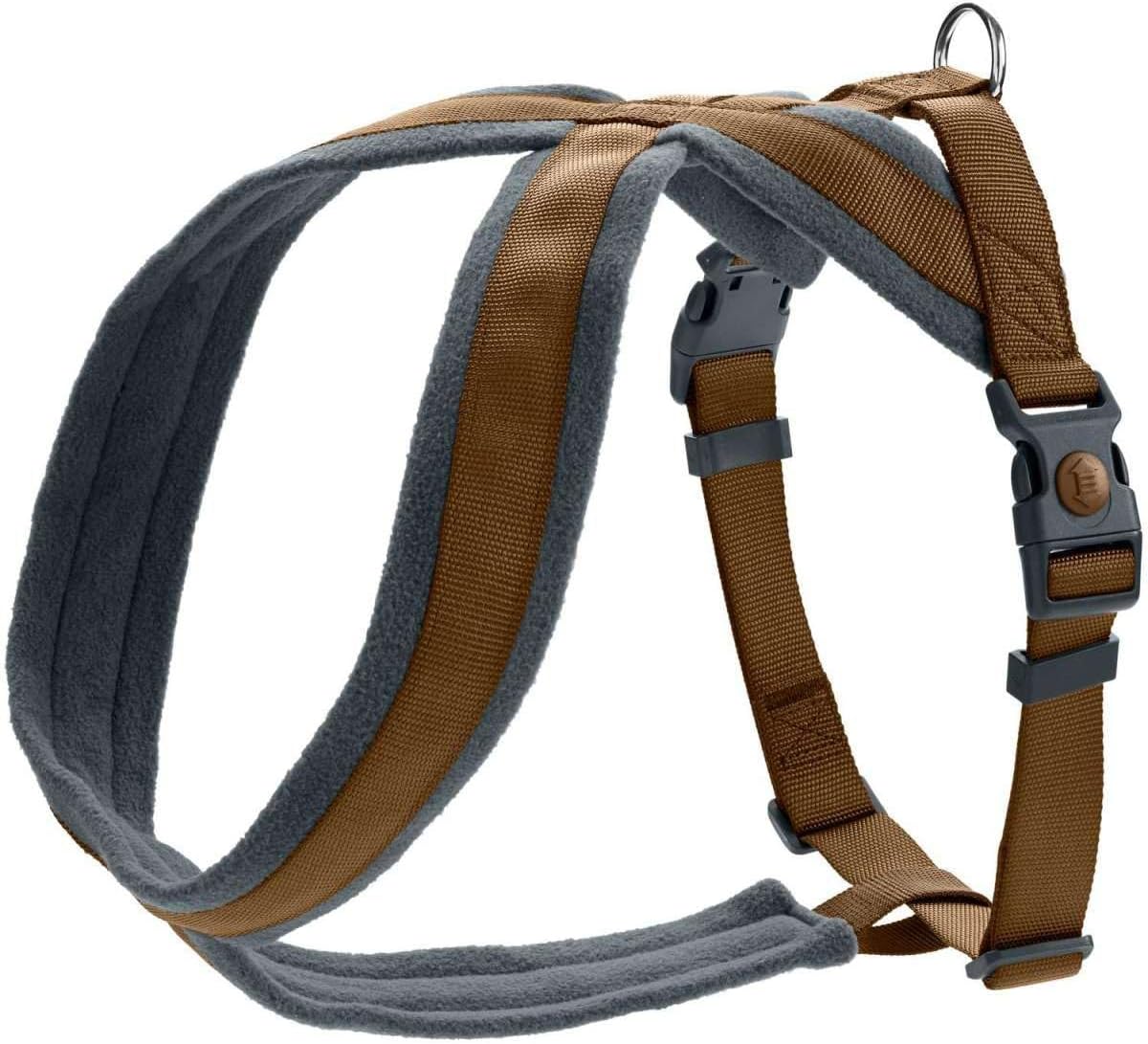 Hundegeschirr London Comfort, atmungsaktiv, verstellbar, braun XS-S
