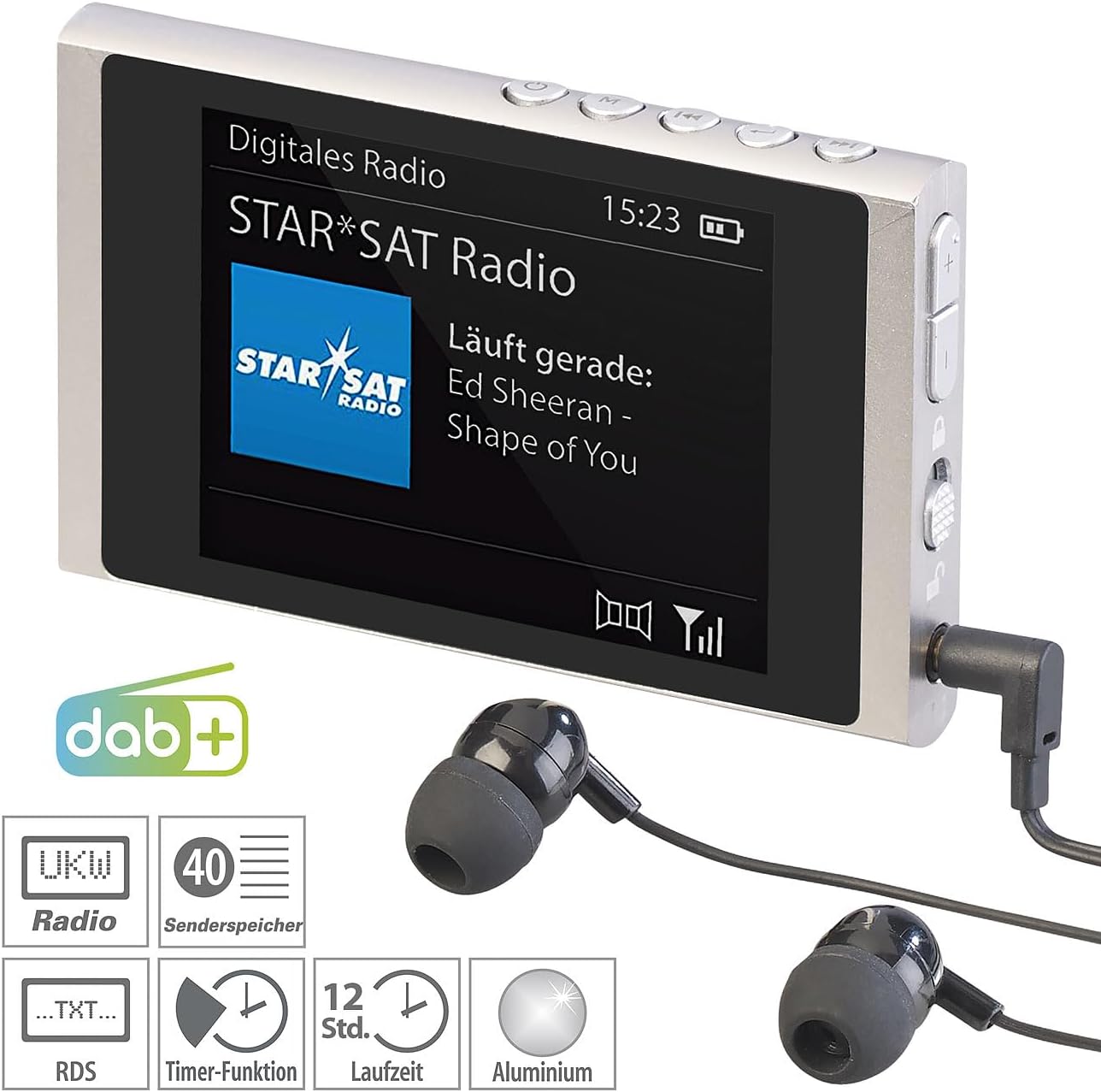 DAB+ Slim-Taschenradio DOR-350.mini