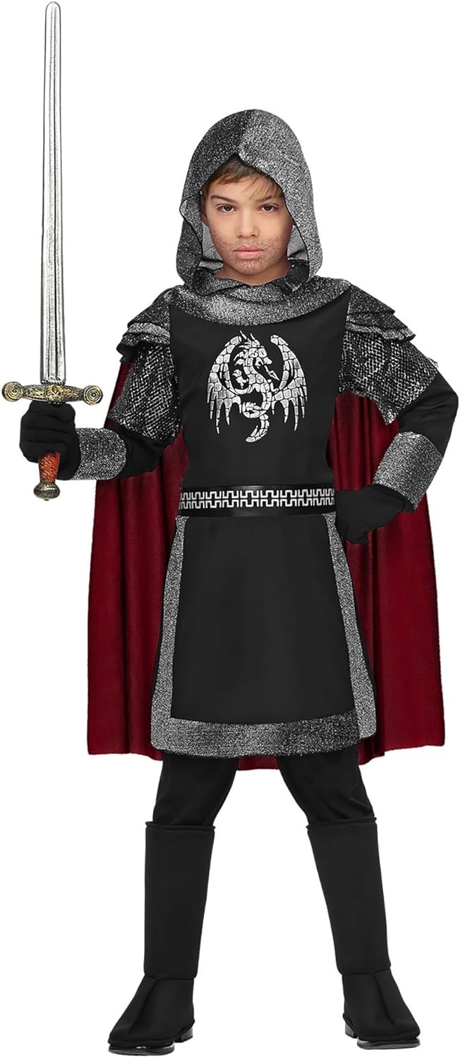 Kinderkostüm Dunkler Ritter, 128