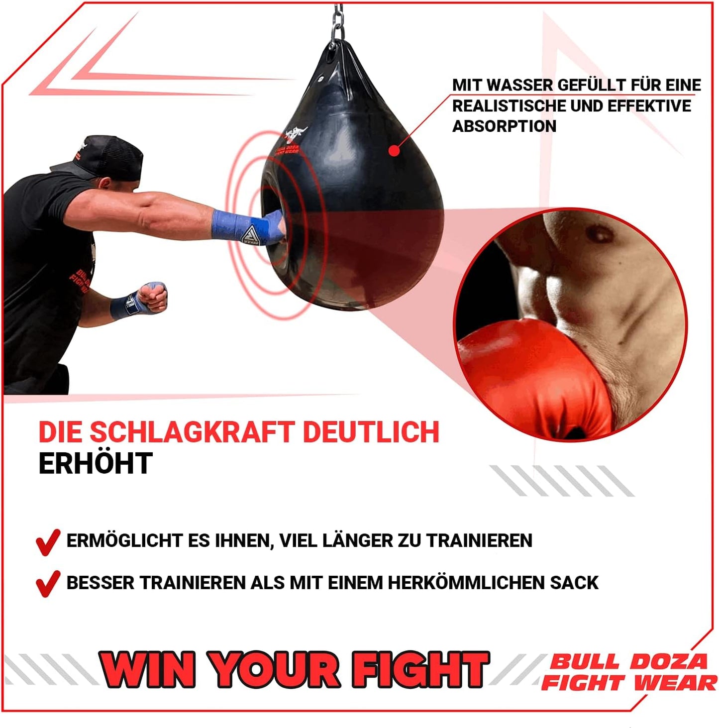 Wasserboxsack, 33 kg, M (40cm) 33kg