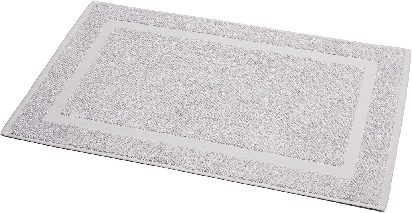 Badvorleger, 60 x 100 cm, 60 x 100 cm (Rechteckig) Silbergrau