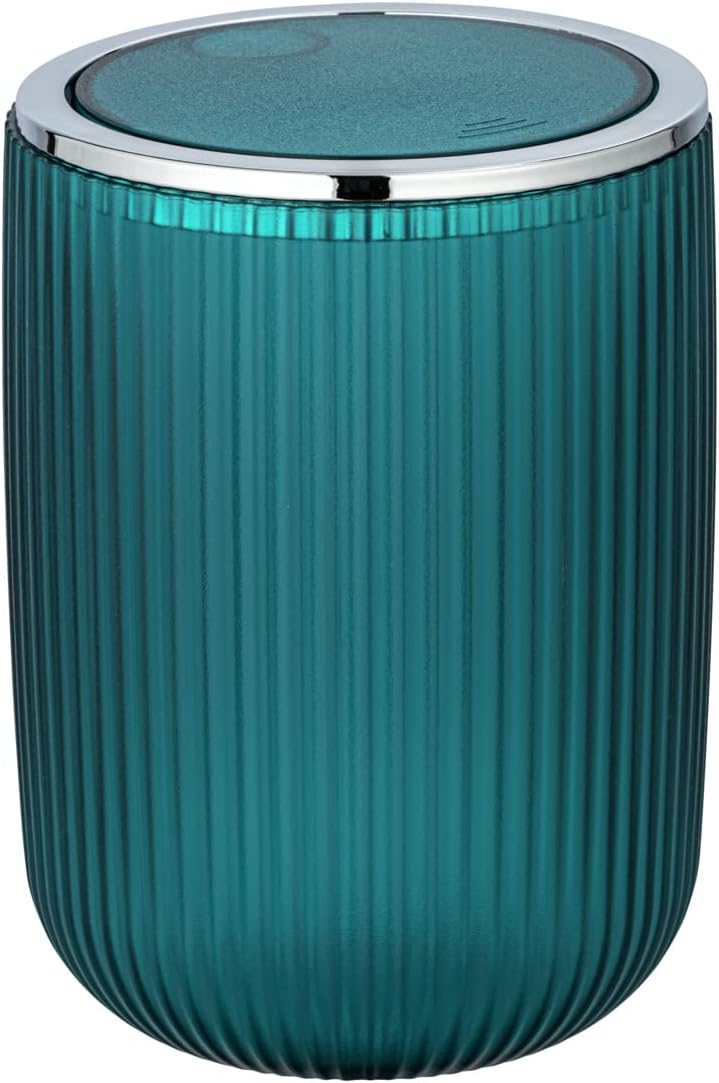 Schwingdeckeleimer Agropoli S, 20 x 14.5 x 14.5 cm Petrol