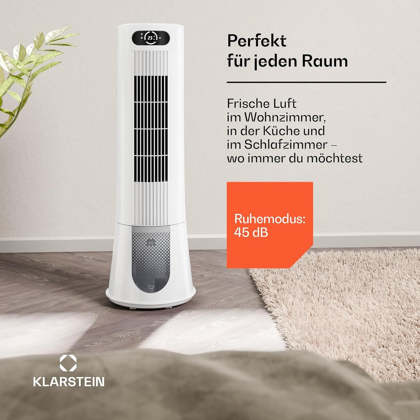 Luftkühler mit Verdunstungstechnik, Weiss