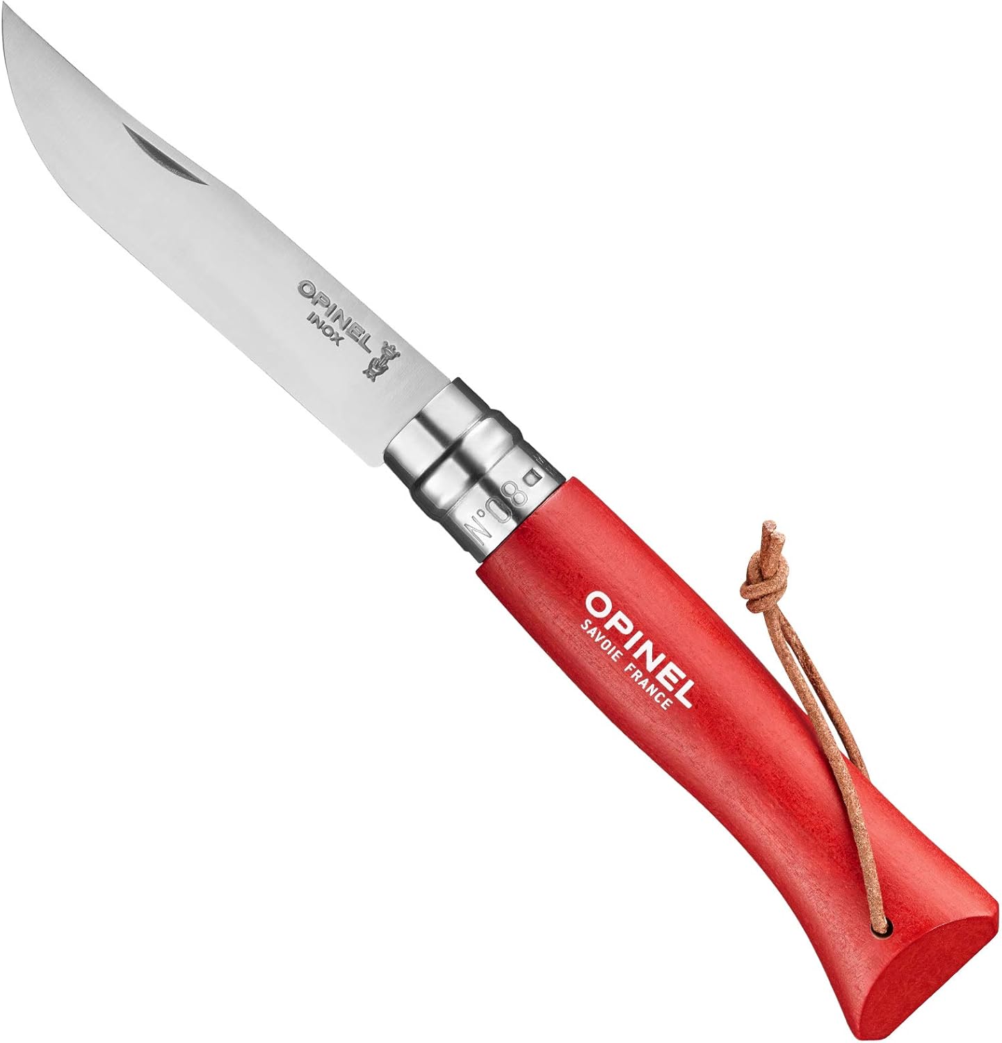 Taschenmesser No. 08 inkl. Kunstlederetu, Rot