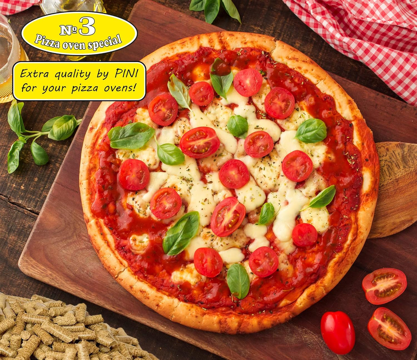 Hartholz Pellets für Pizzaöfen (10 kg)