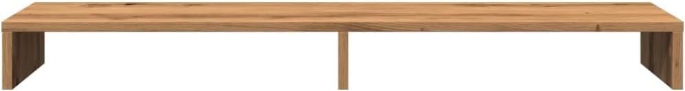 Monitorständer aus Holzwerkstoff, 100 x 27 x 10 cm Braun