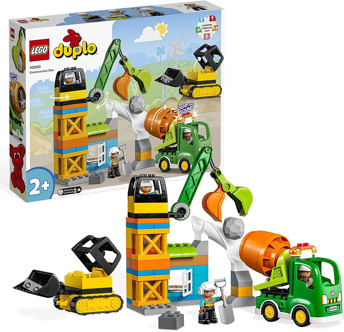 10990 DUPLO Baustelle mit Baufahrzeugen, Konstruktionsspielzeug, Single