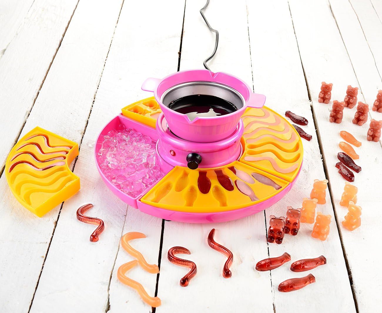 Gummibärchen- und Schokokonfekt-Maschine Set