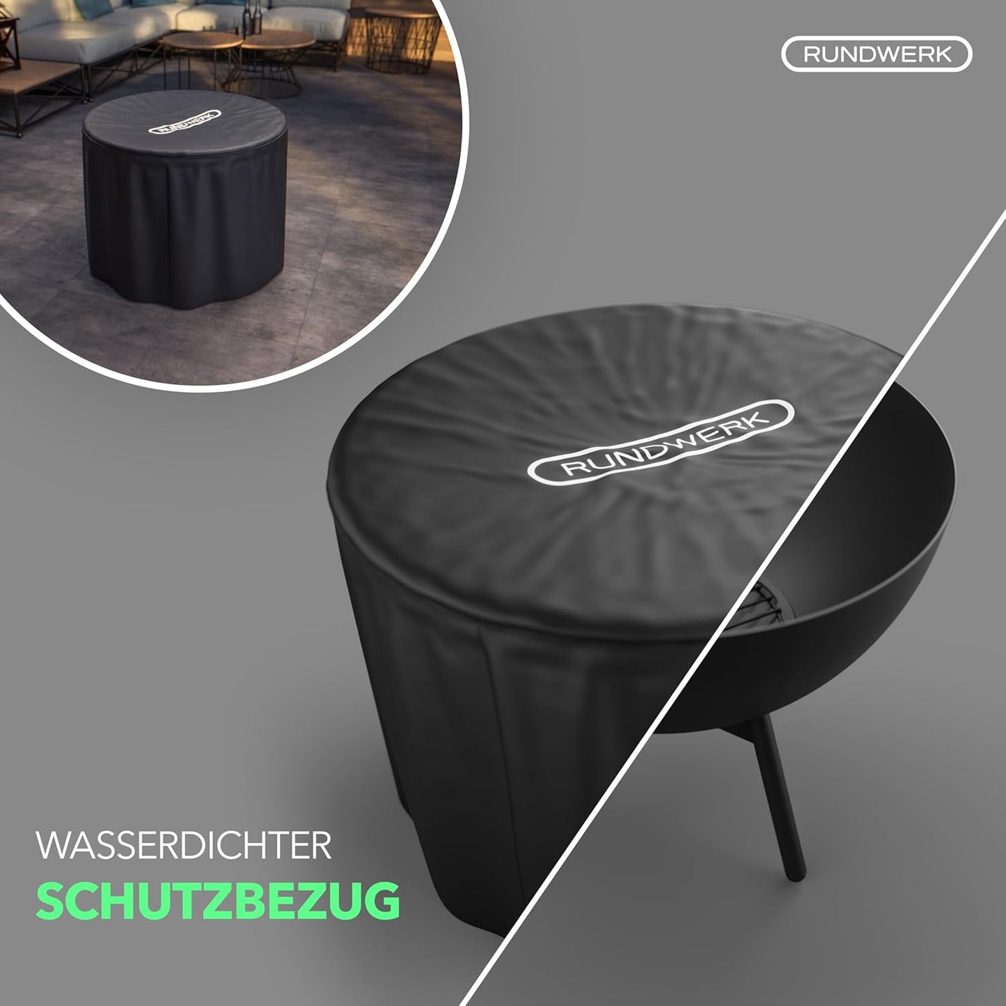 Feuerschale für Garten und Terrasse (60cm)