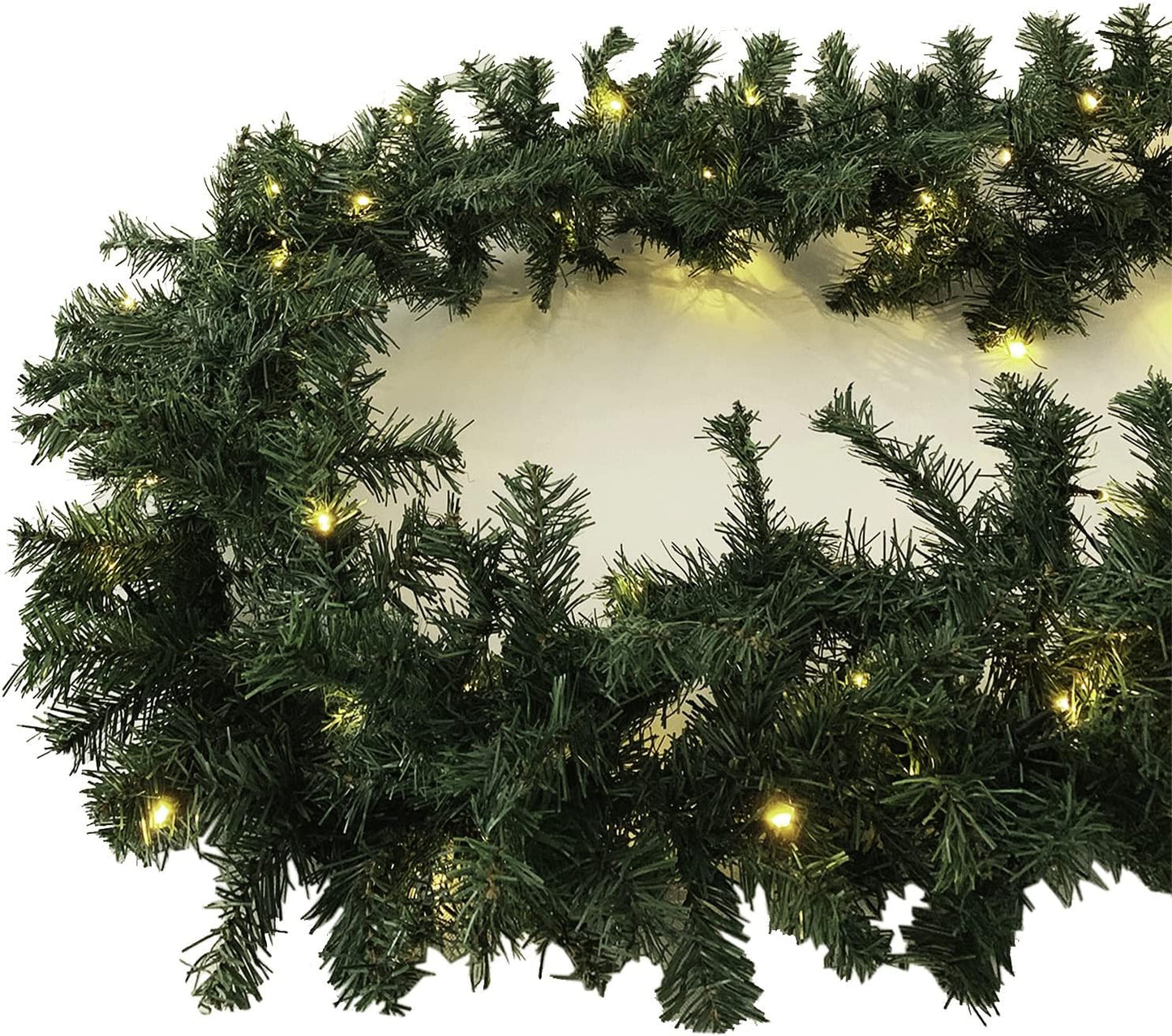 XXL Tannengirlande mit LED Lichterkette, XX-Large