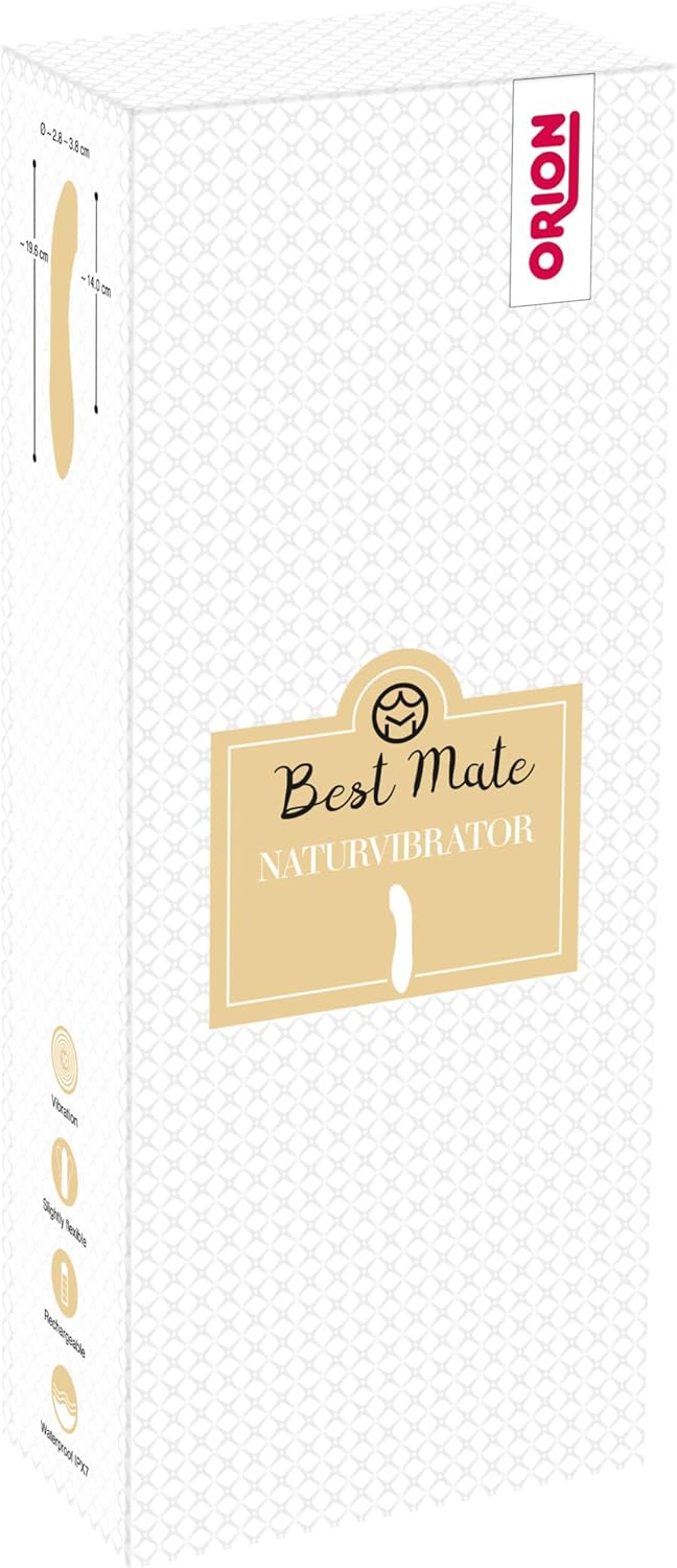 Natur-Vibrator mit realistischer Penis-Optik (19,6 cm), 19,6 cm