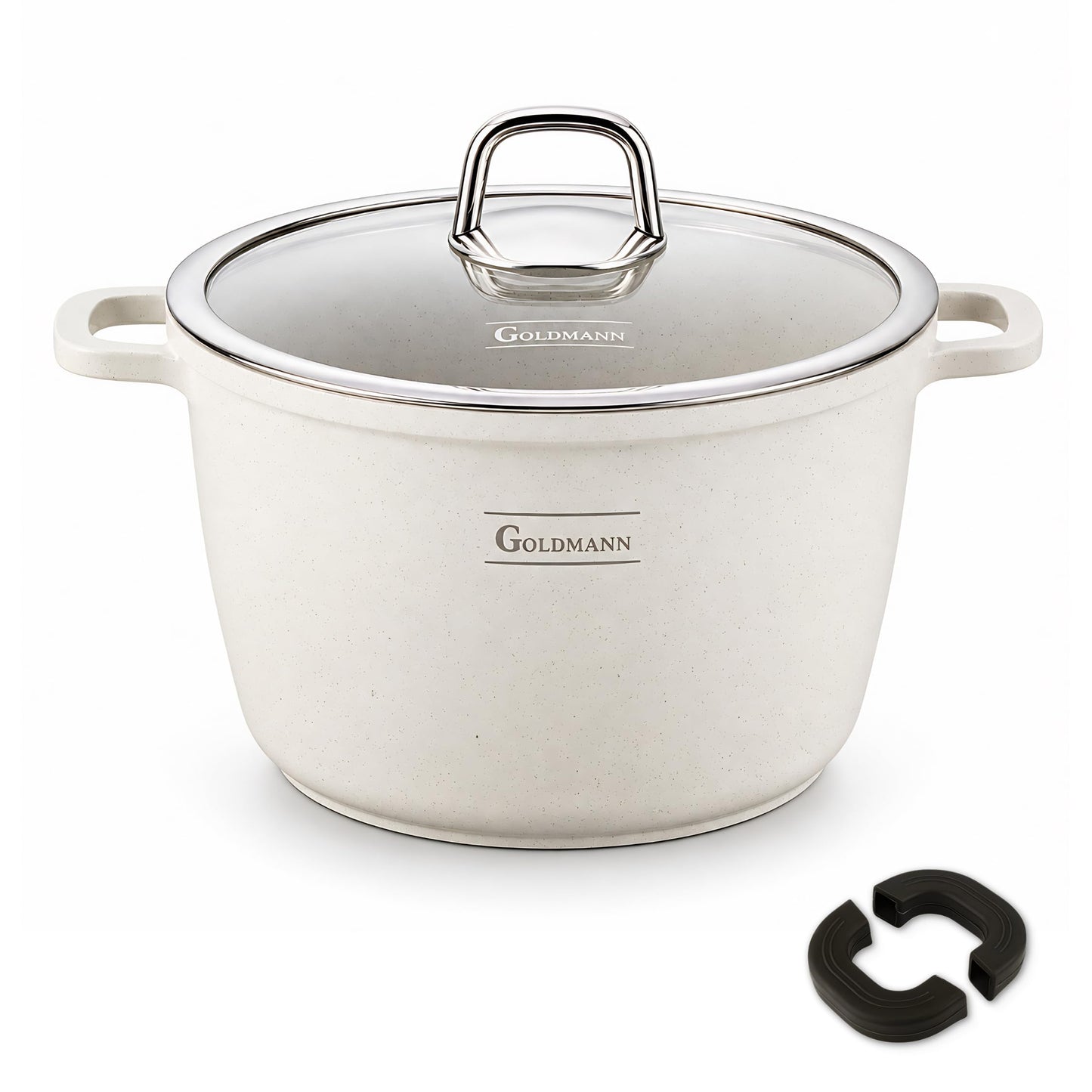 Suppentopf mit Antihaftbeschichtung, Beige 10L - Ø 28 CM