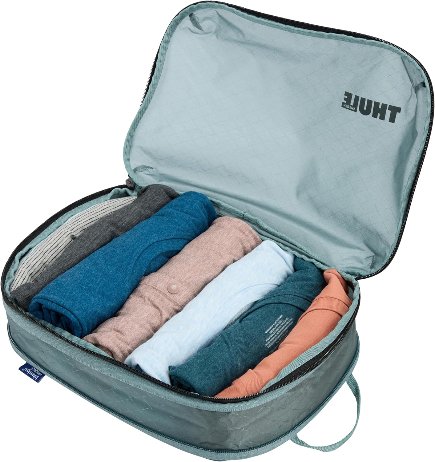 Compression Packing Cube, Medium Pond Gray