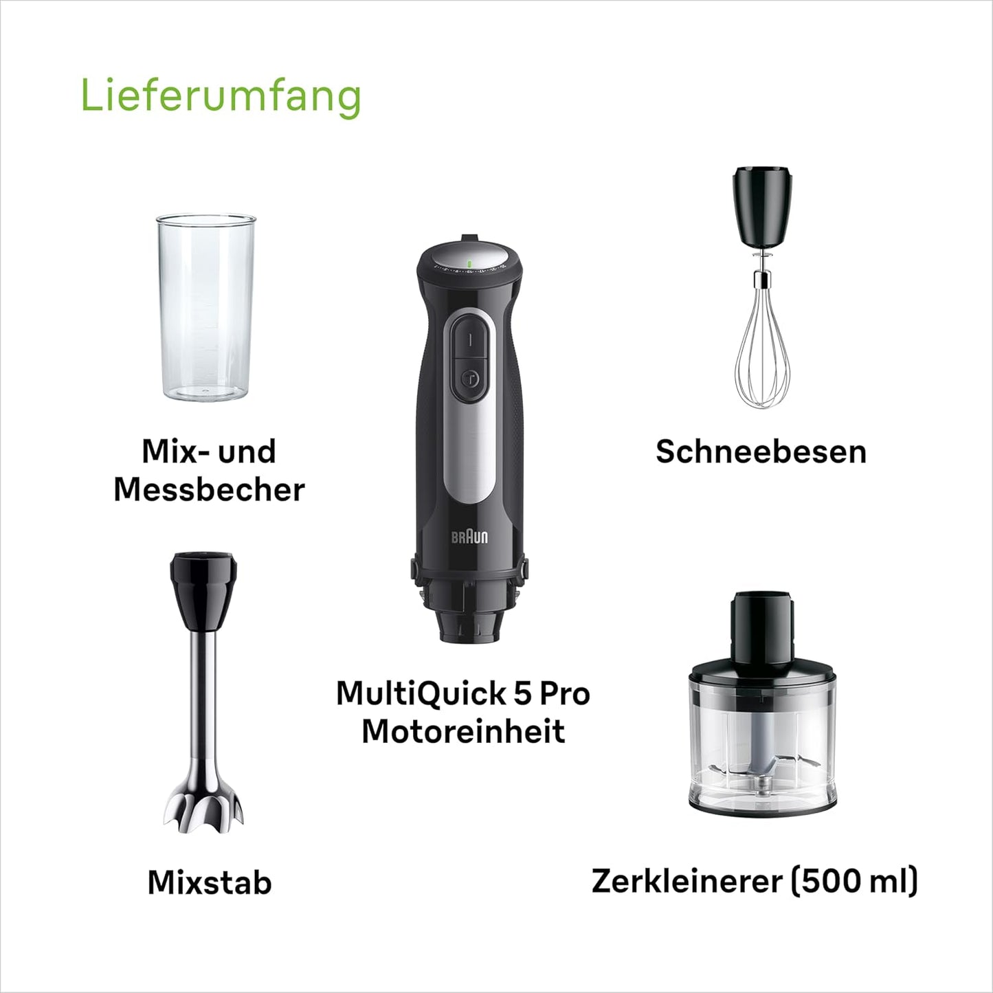 MultiQuick 5 Pro Stabmixer, Version 2024 – Zerkleinerer