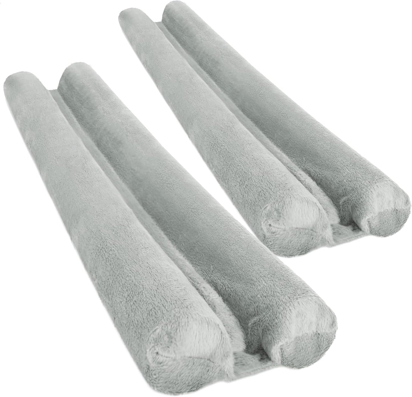 2er-Set Zugluftstopper, 02 Stück - Grau
