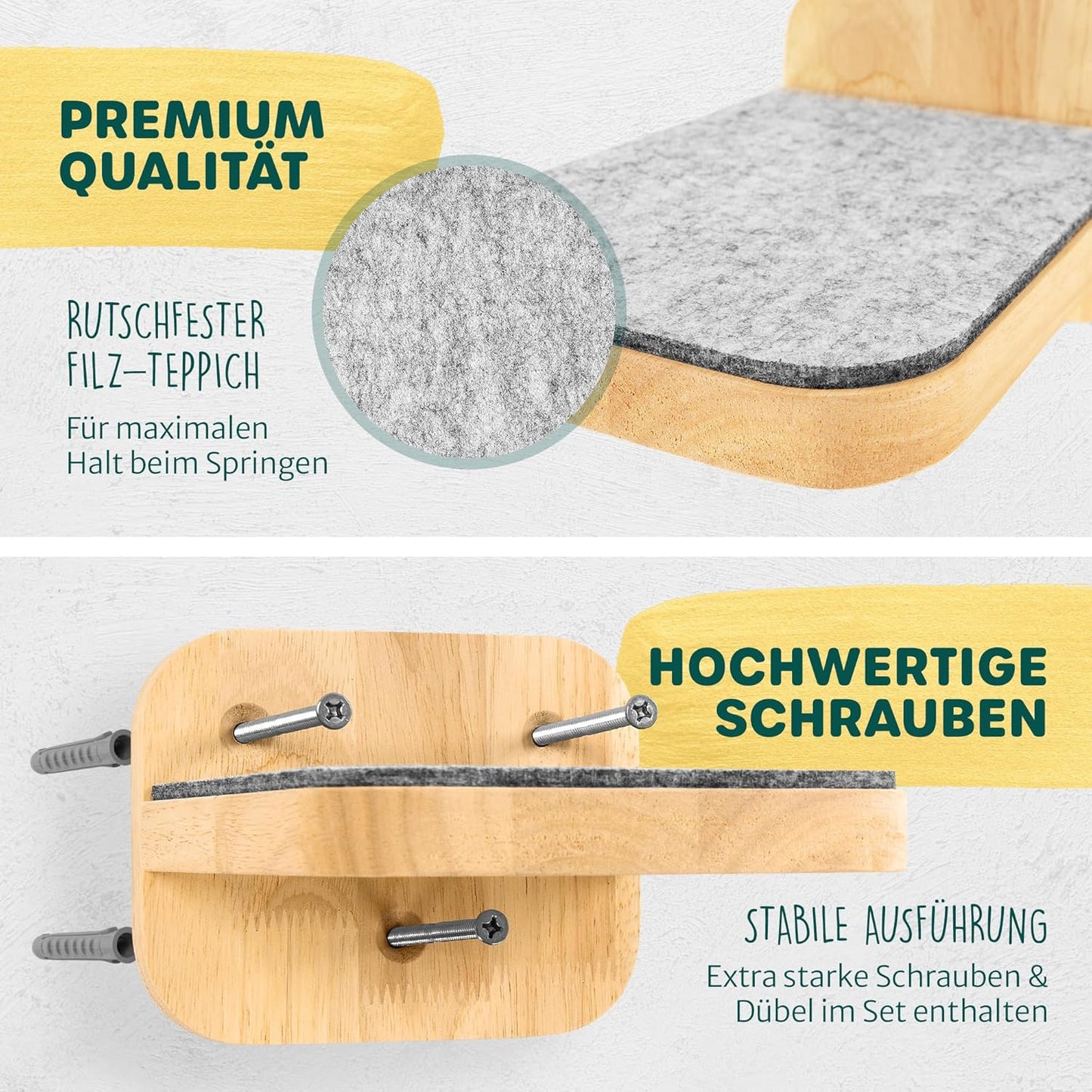 Katzentreppen mit 3 Stufen, 3x Stufen M