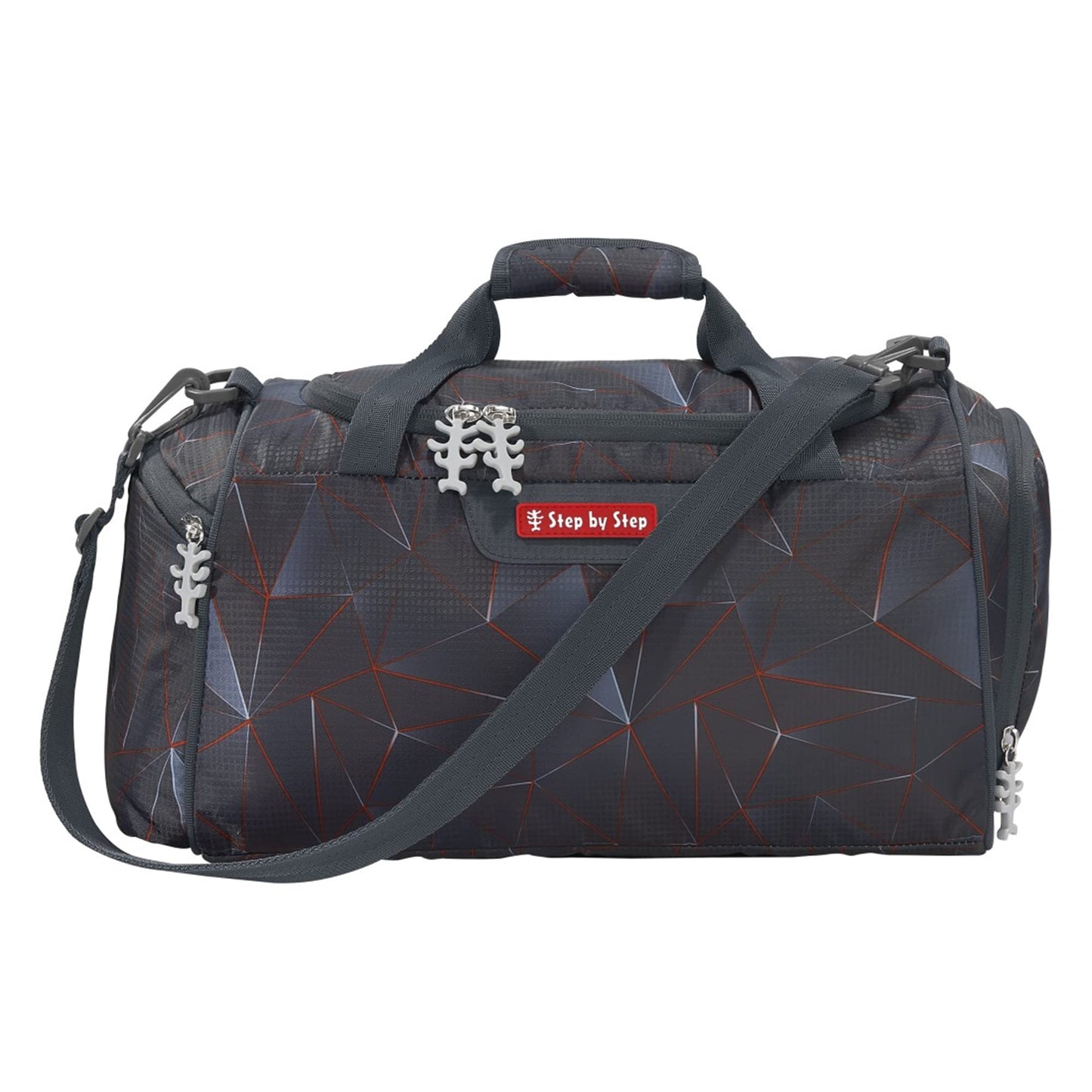 Sporttasche mit Nassfach, 13 l, Dragon Drako - Schwarz - Rot