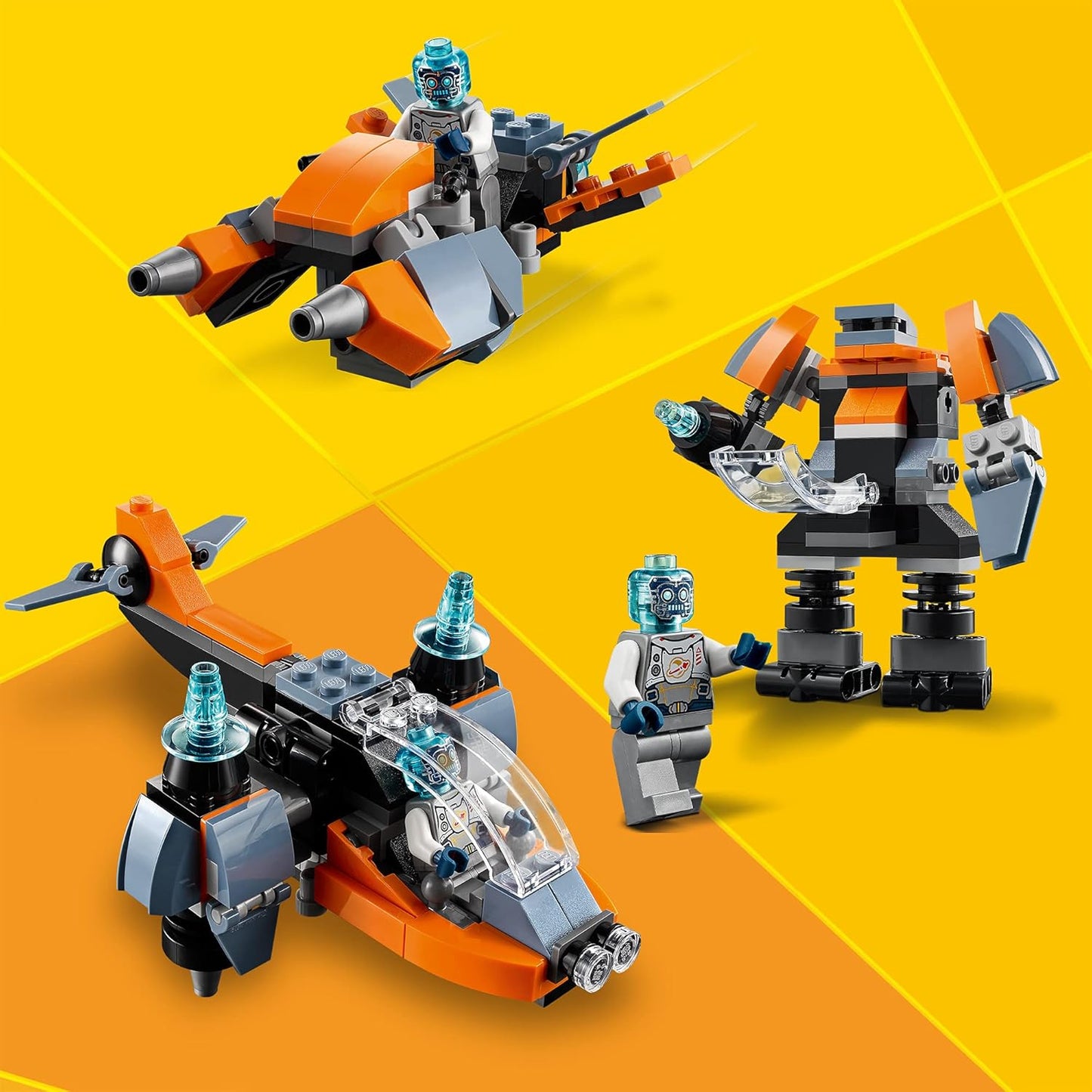 3in1 Cyber-Drohne, Single
