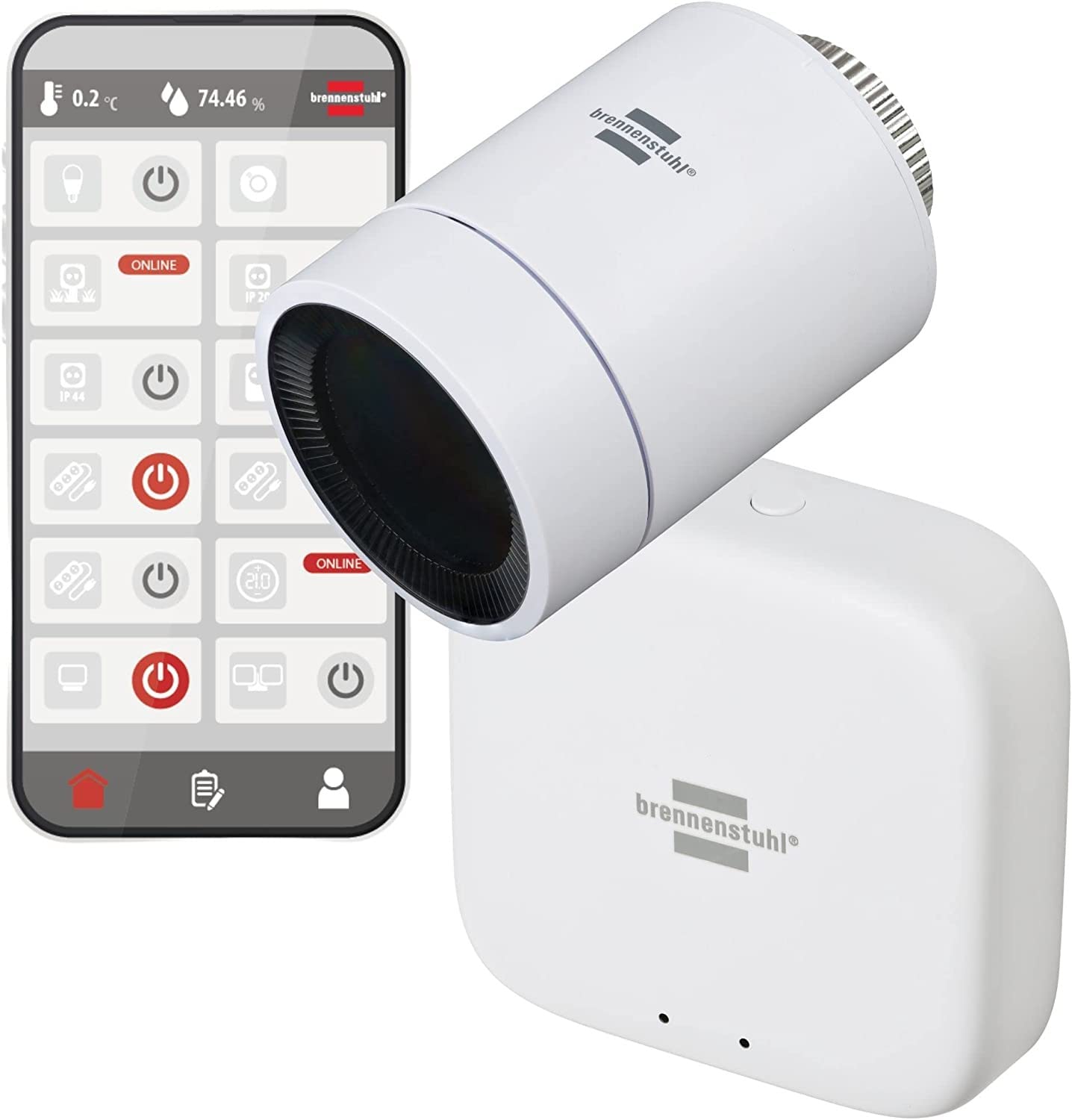 Zigbee Heizkörperthermostat Starter-Set, Zigbee smartes Heizkörperthermostat Starter-Set