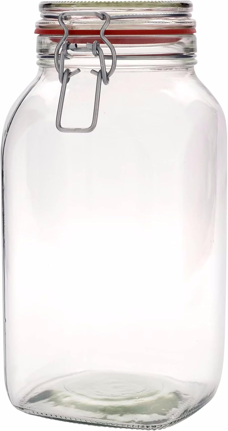 Drahtbügelgläser Set, luftdicht, 6