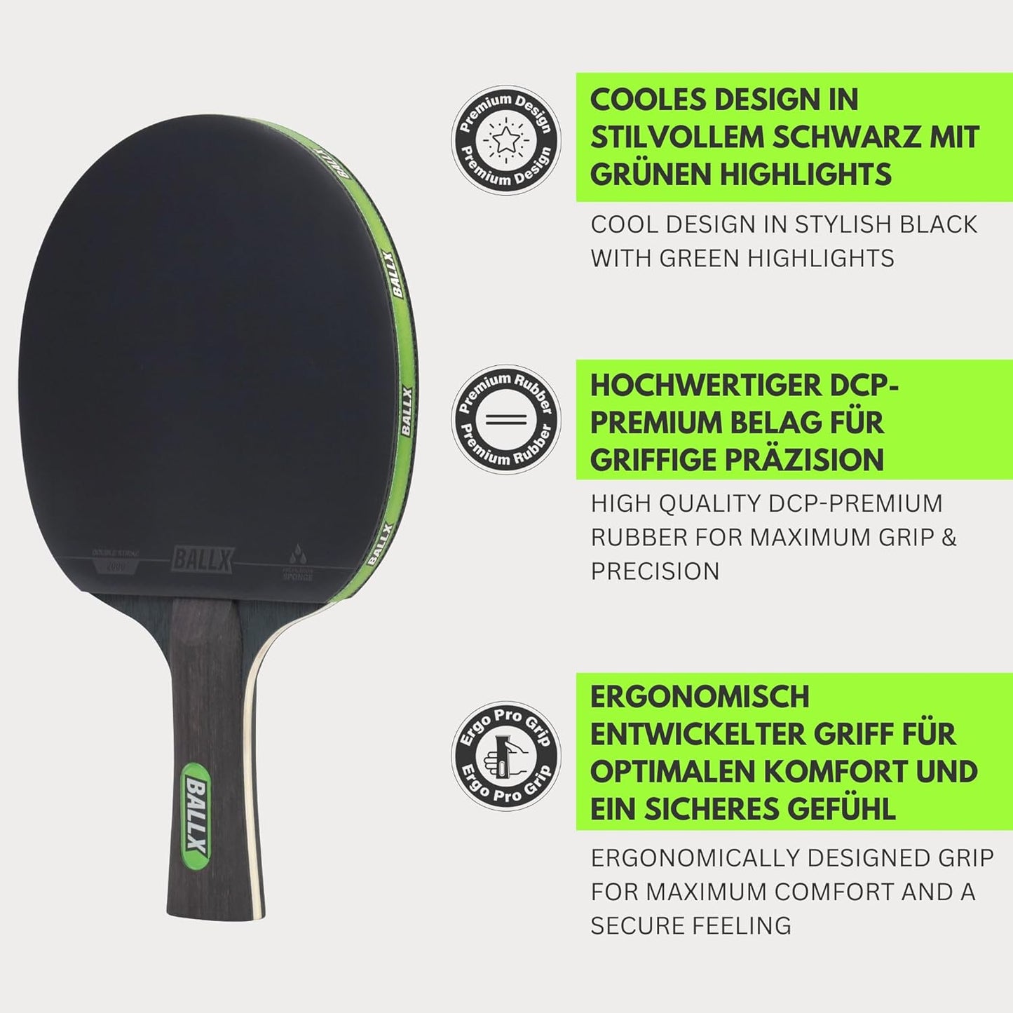 Tischtennisschläger Set