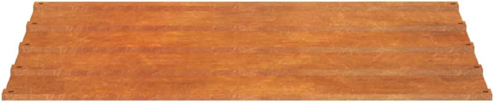12er Set Trapezblech Dachplatten, 60 x 44 cm