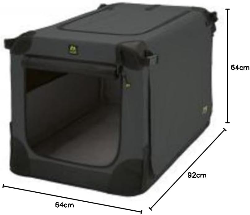 Faltbare Hundebox, Anthrazit L 92 x B 64 x H 64 cm