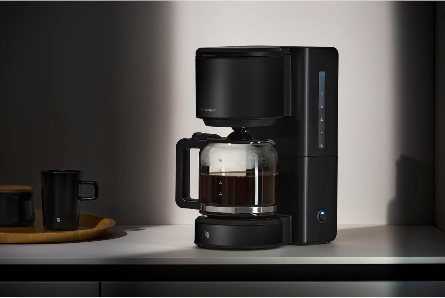 Stelio Filterkaffeemaschine, Stelio – 10 Tassen – Glaskanne – Schwarz matt