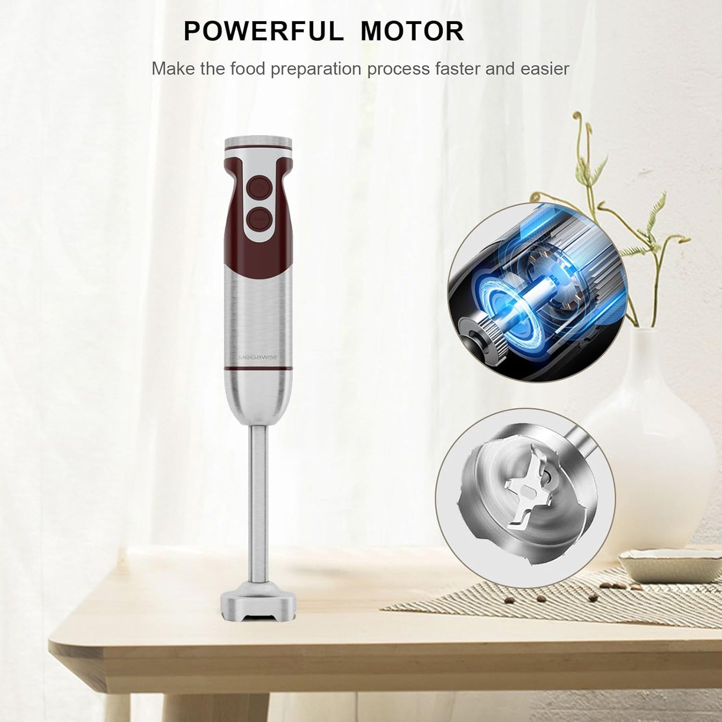 5-in-1 Stabmixer-Set CL2O21 mit Zubehör