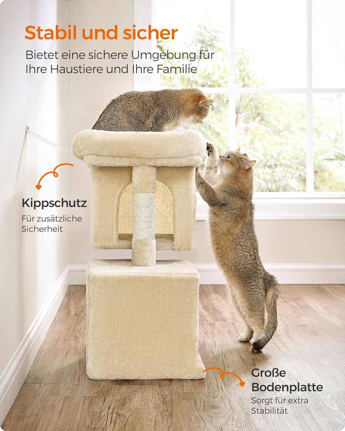 Kleiner Kratzbaum PCT611M01, Beige