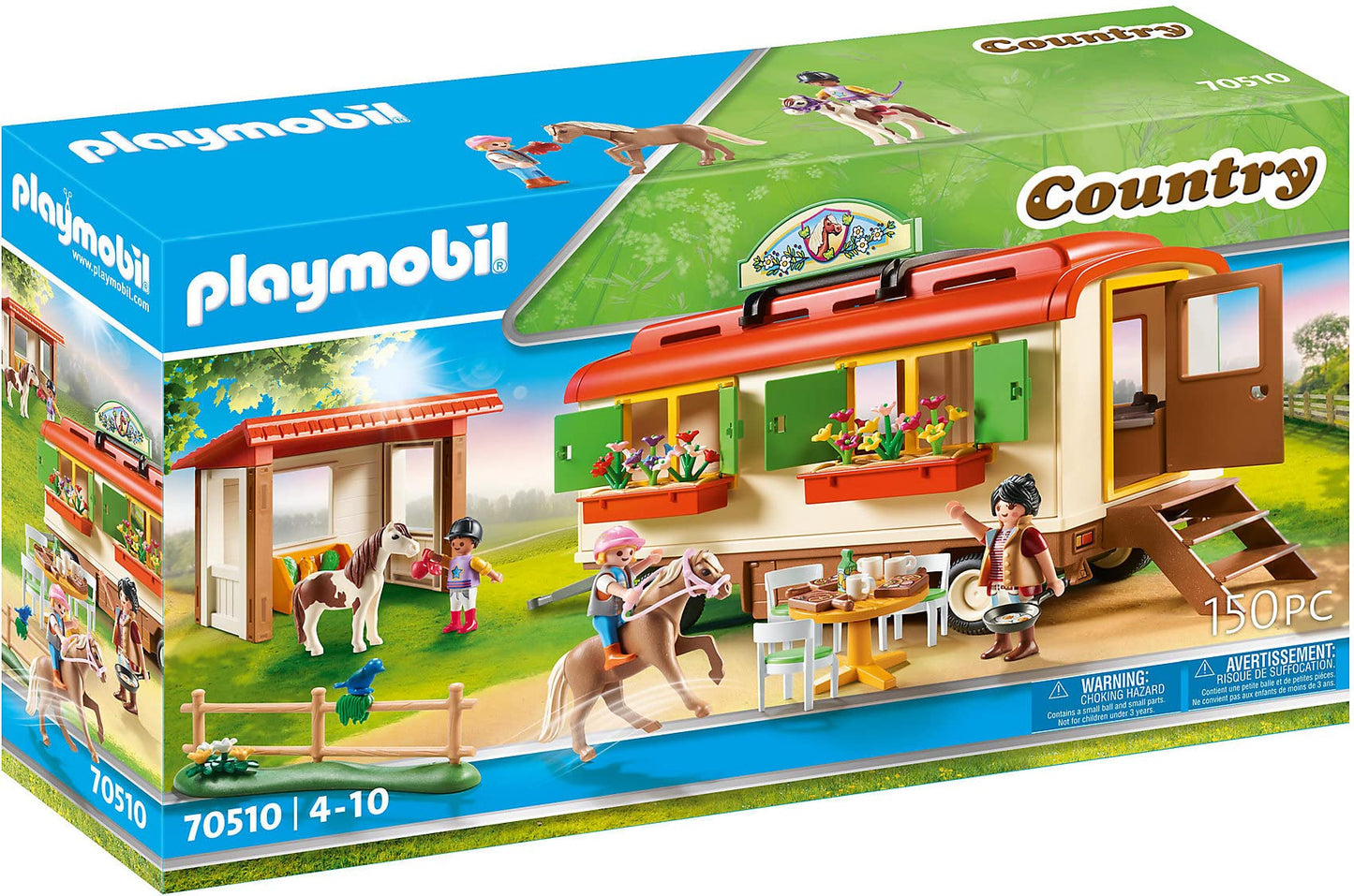 70510 Country Ponycamp-Übernachtungswagen, Konstruktionsspielzeug
