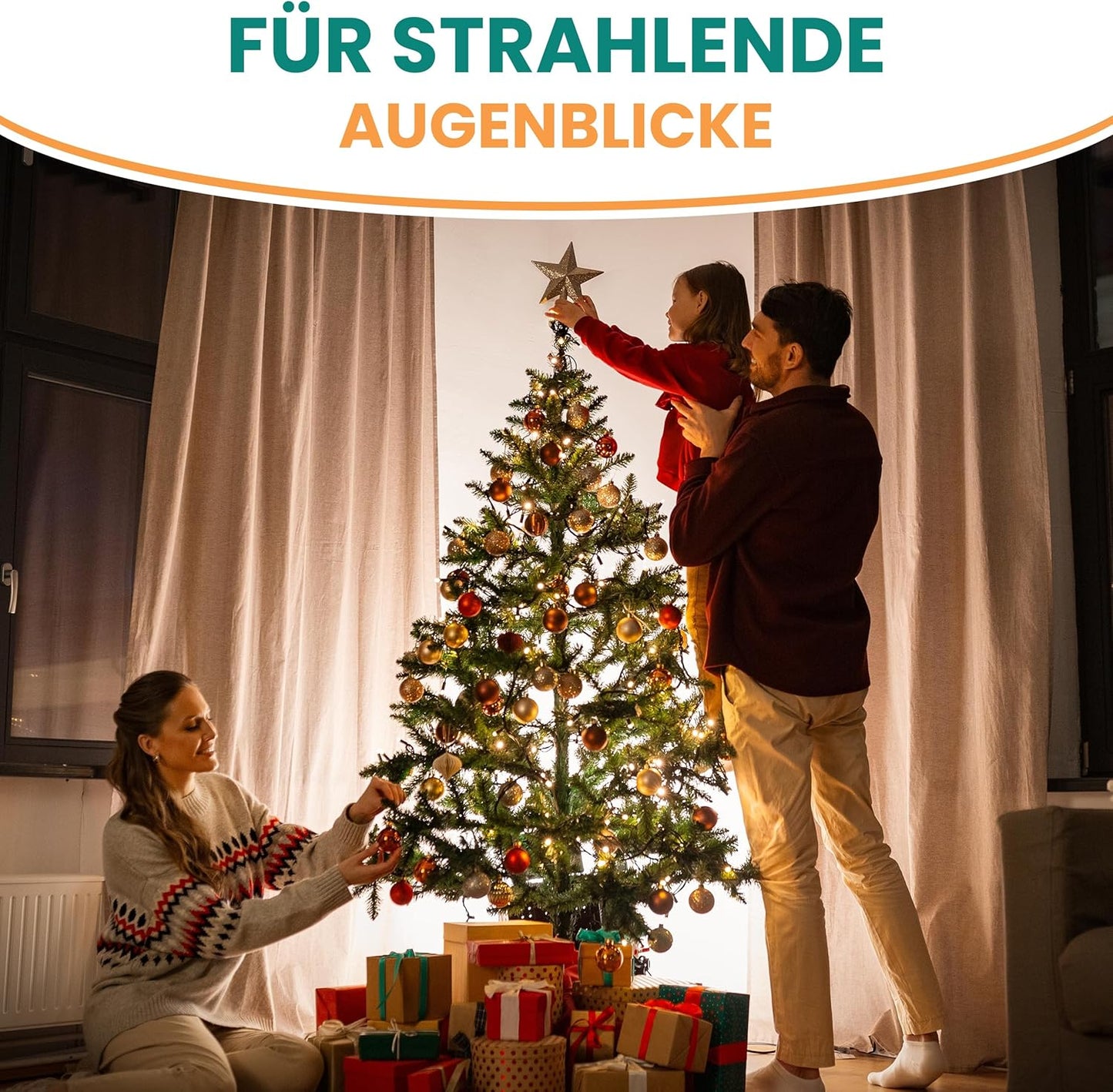 Künstlicher Weihnachtsbaum Fichte, 150 cm, Ohne Led