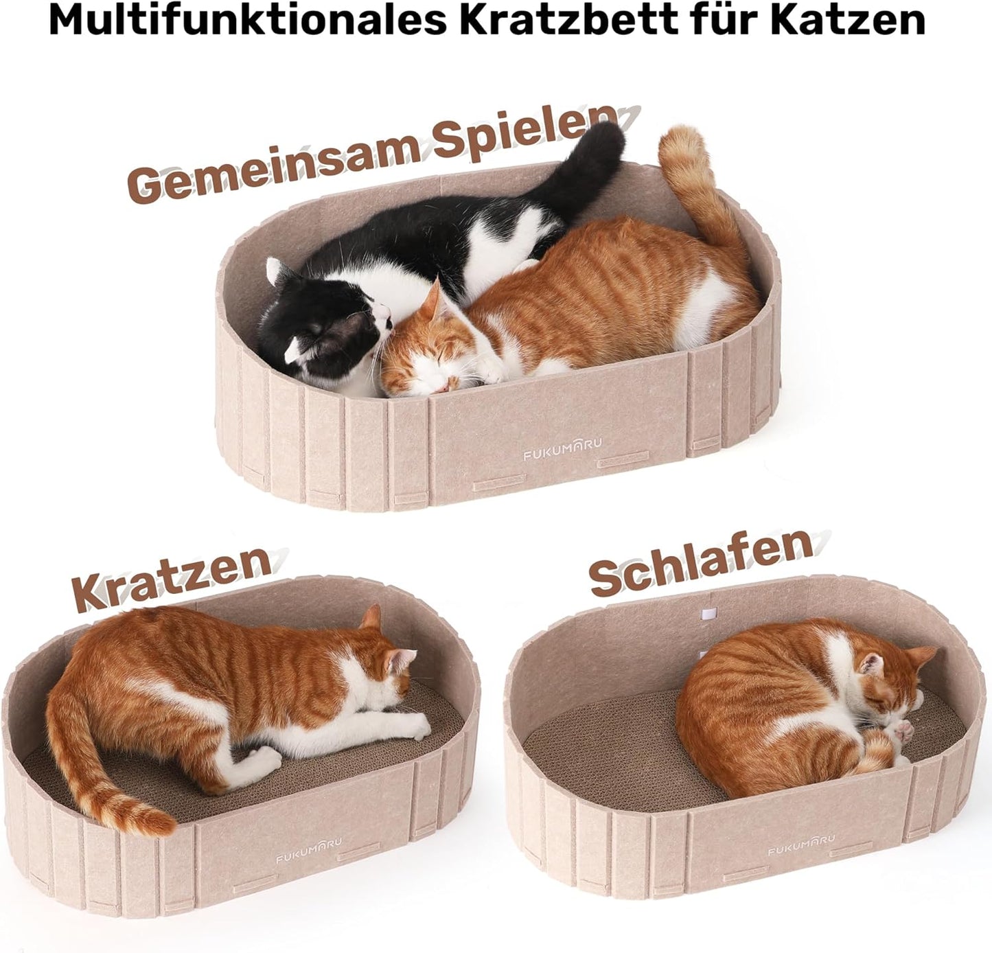 Kratzbrett in Sofa-Form, beige