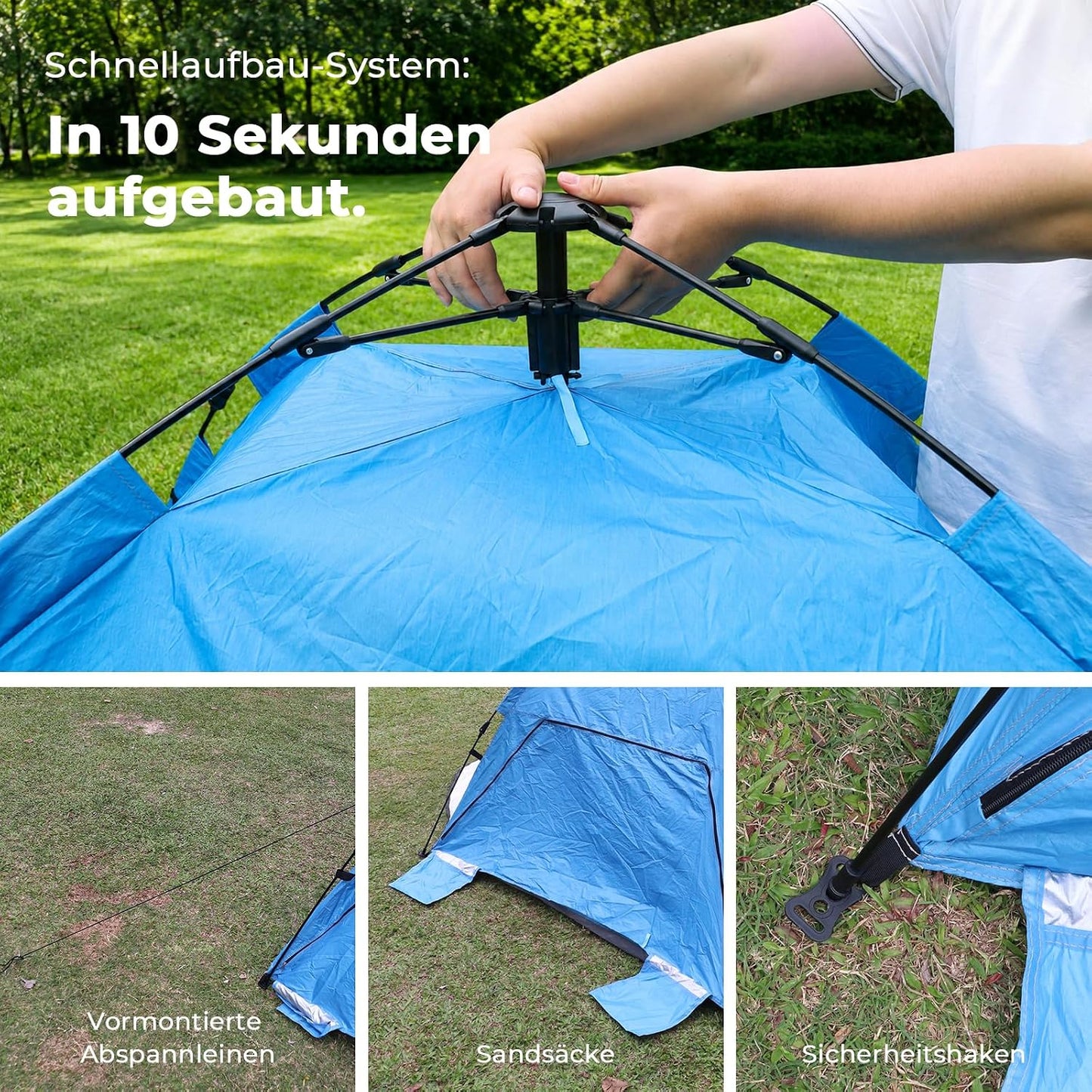 Pop Up Strandmuschel