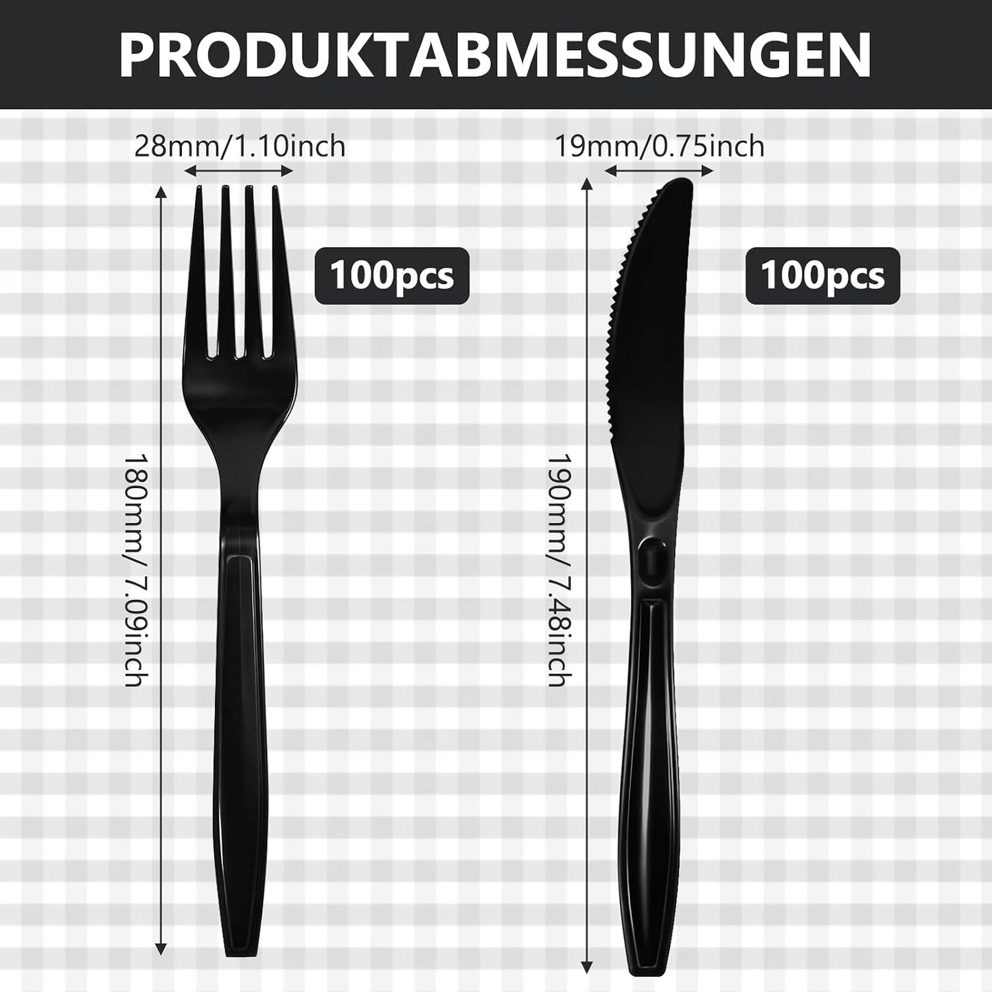 Wiederverwendbares Besteck-Set