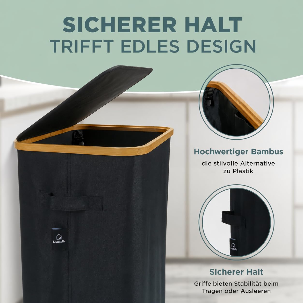 Müllsackständer mit Deckel